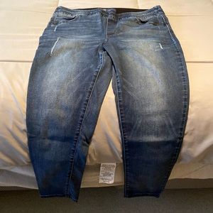 Democracy Ab Solution Medium Wash Pull On Skinny Jeans